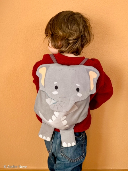 Canvas - Tierbeutel - Elefant - by Käselotti